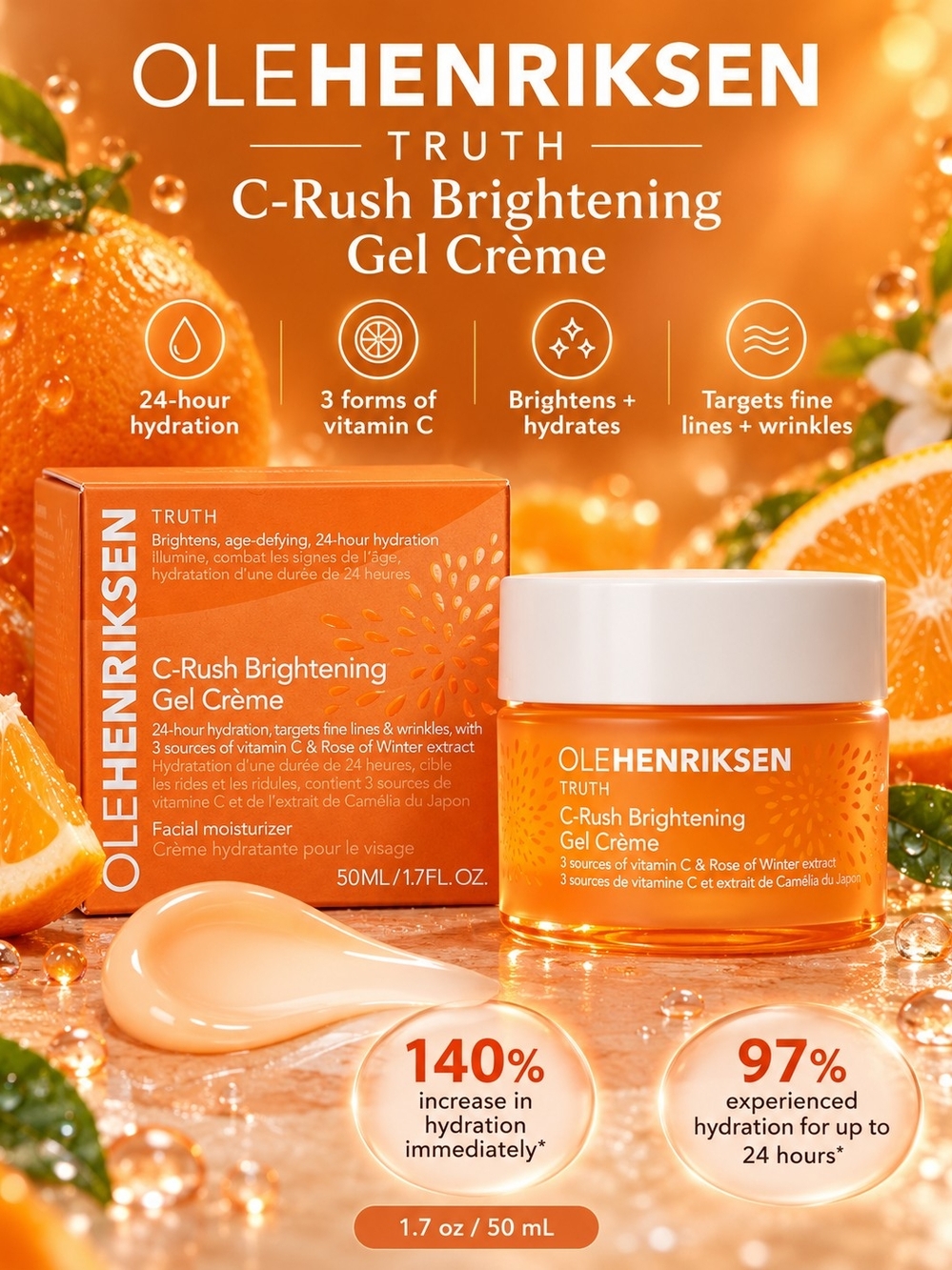 Ole Henriksen Truth C‑Rush Brightening Gel Crème — Orange